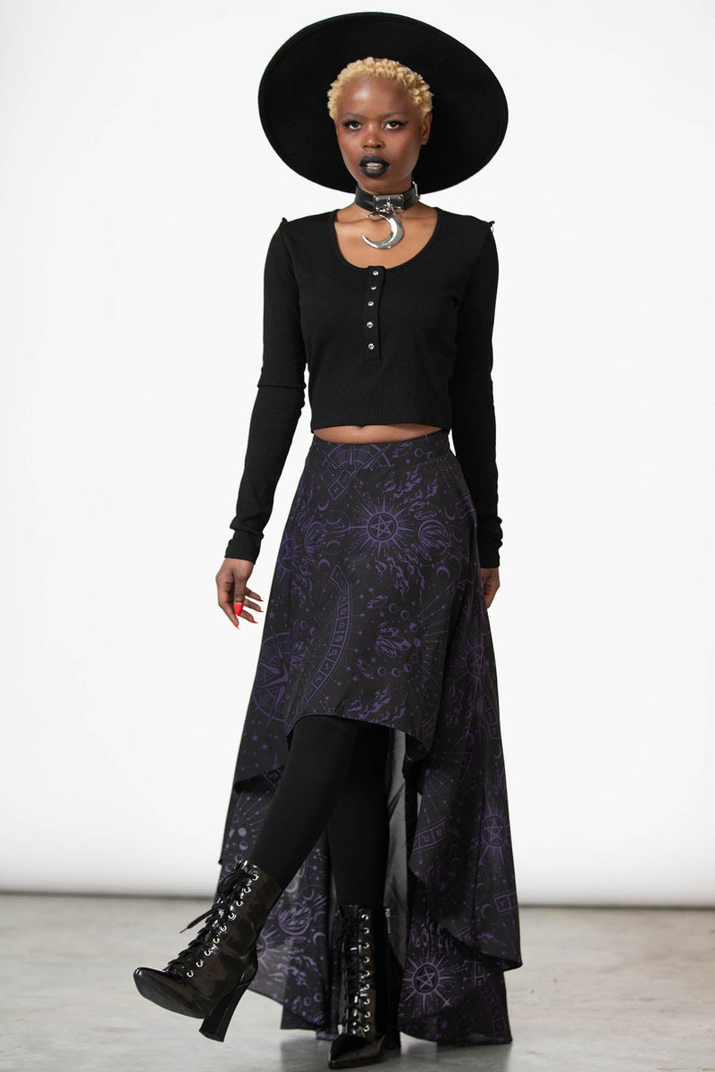 Chiffon maxi outlet skirt 5t