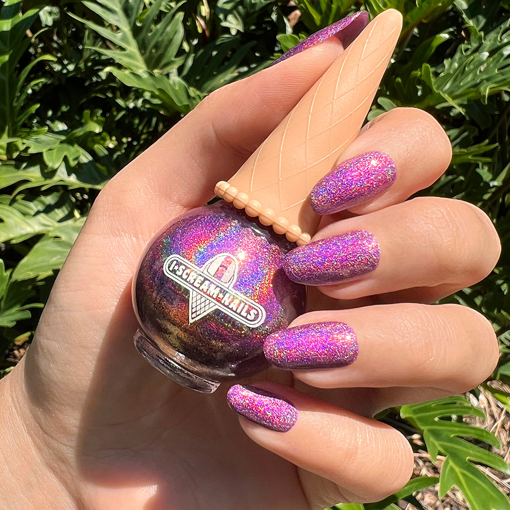 Pink Diamond Nail Polish Holo Supreme – Silver Tongue Bendigo