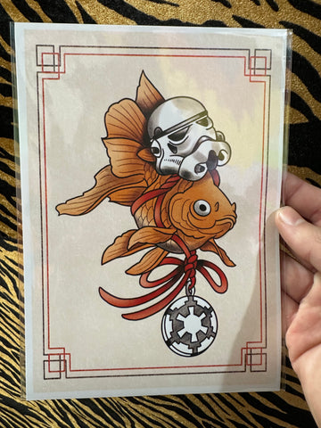 Star Wars Storm Trooper Fish Print