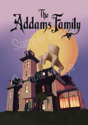 The Addams Family Print
