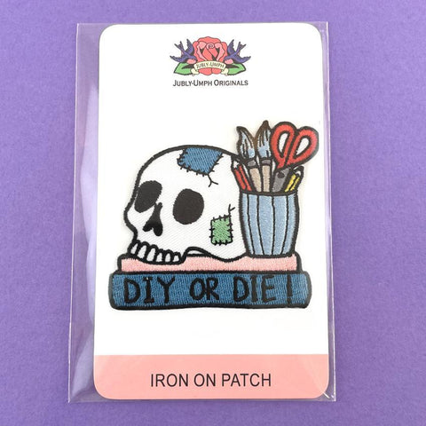DIY or Die! Embroidered Patch