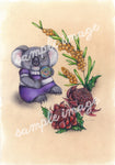 Koala A4 Art Print