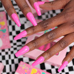 Pop Tips! Press on Acrylic Nails - Pinker than Pink
