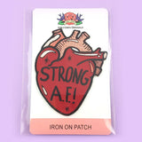 Strong A.F. Embroidered Patch